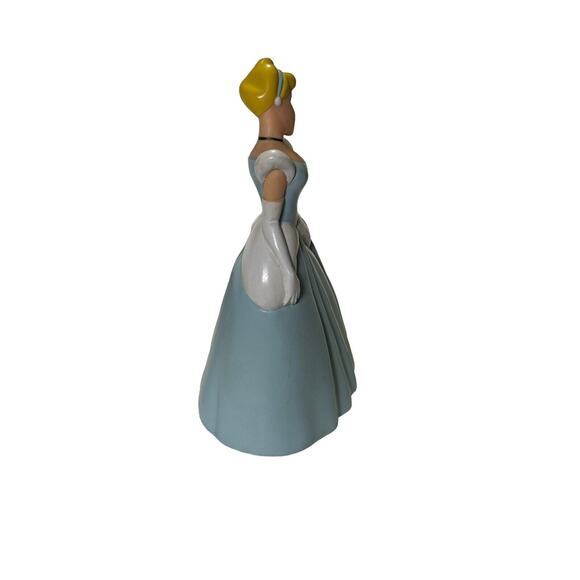 Vintage 90’s Disney Cinderella 9” Hard Plastic Bank With Stopper - Picture 4 of 9